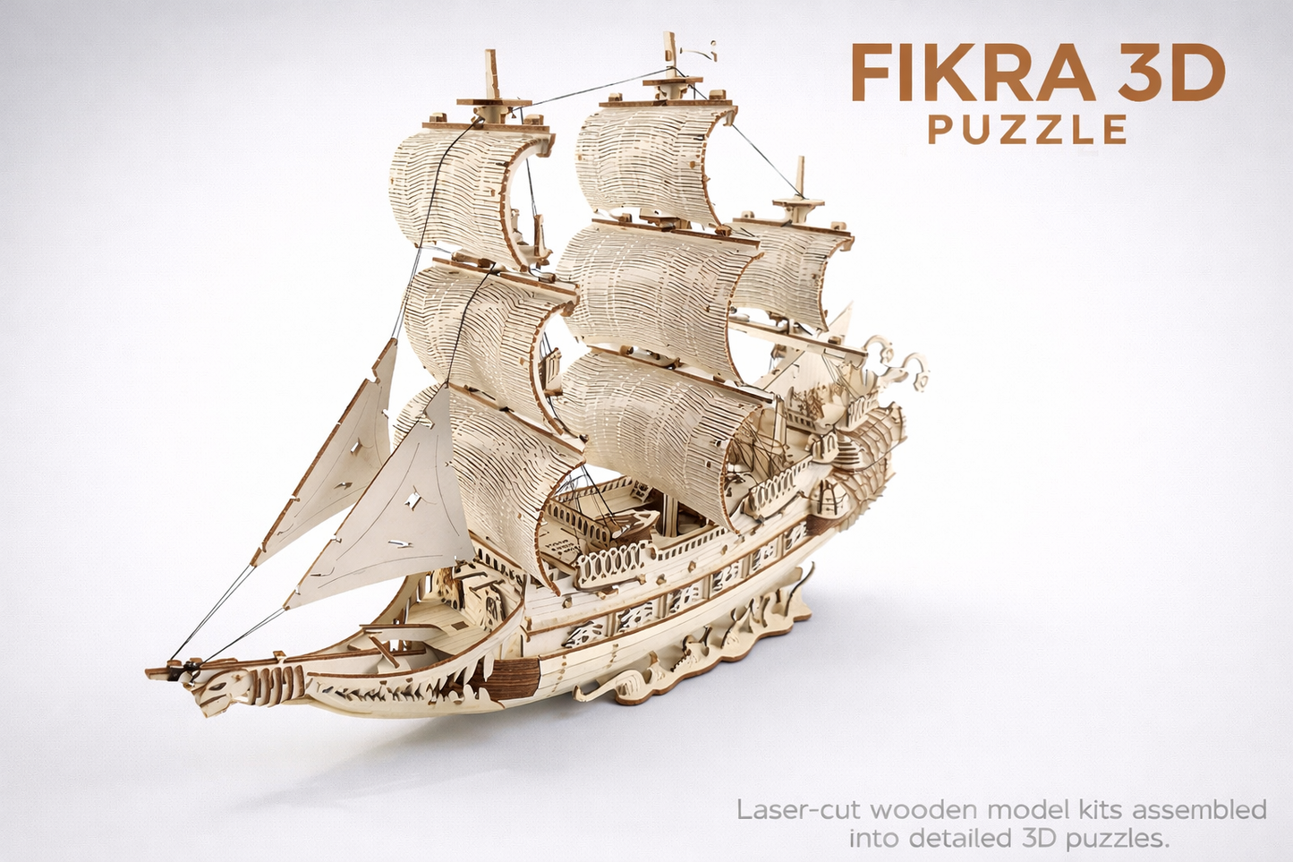Ghost Ship Model 3D Puzzle