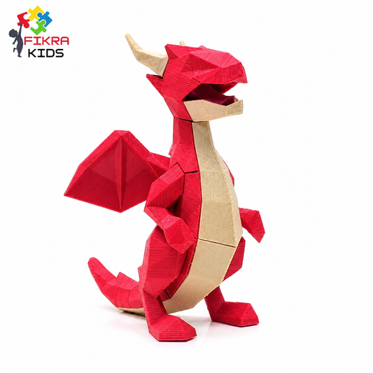 Dragon puzzle magnet 3D