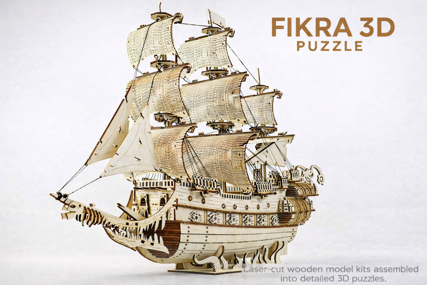 Ghost Ship Model 3D Puzzle