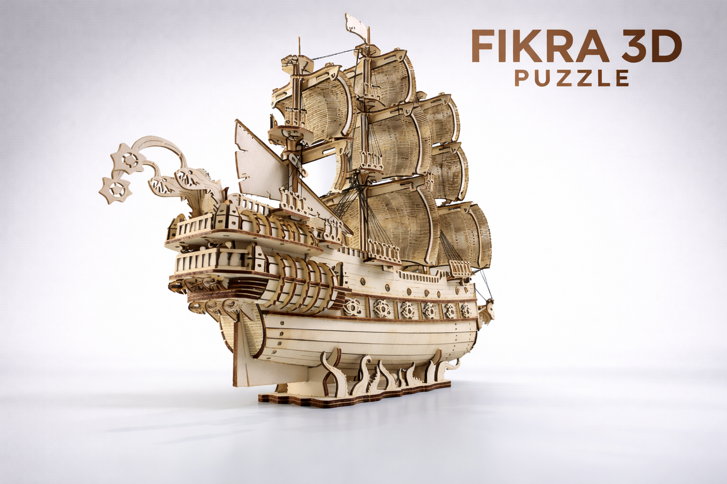 Ghost Ship Model 3D Puzzle