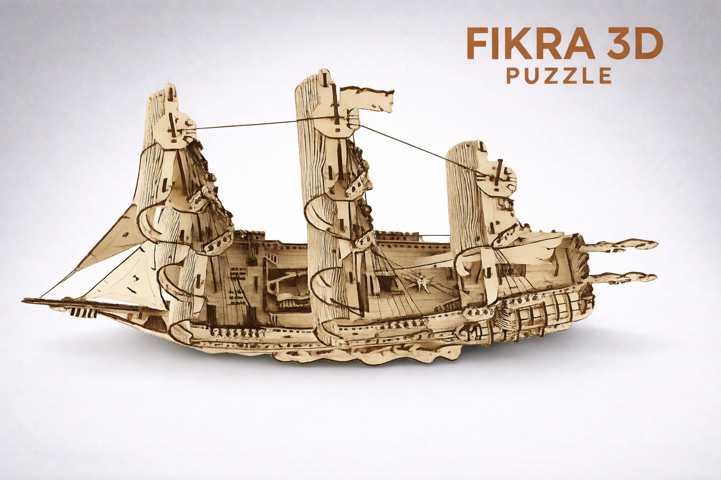 Ghost Ship Model 3D Puzzle