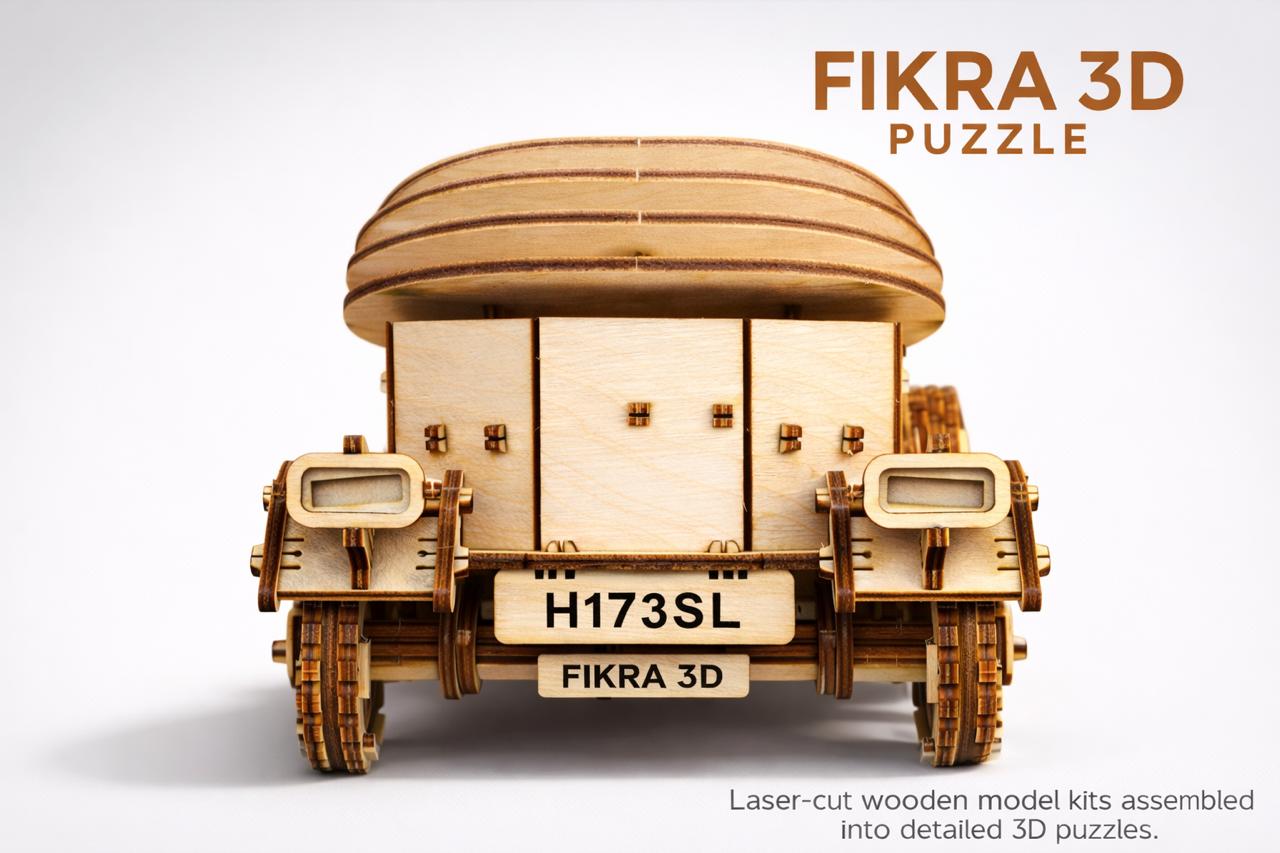 Retro Car 3D Puzzle