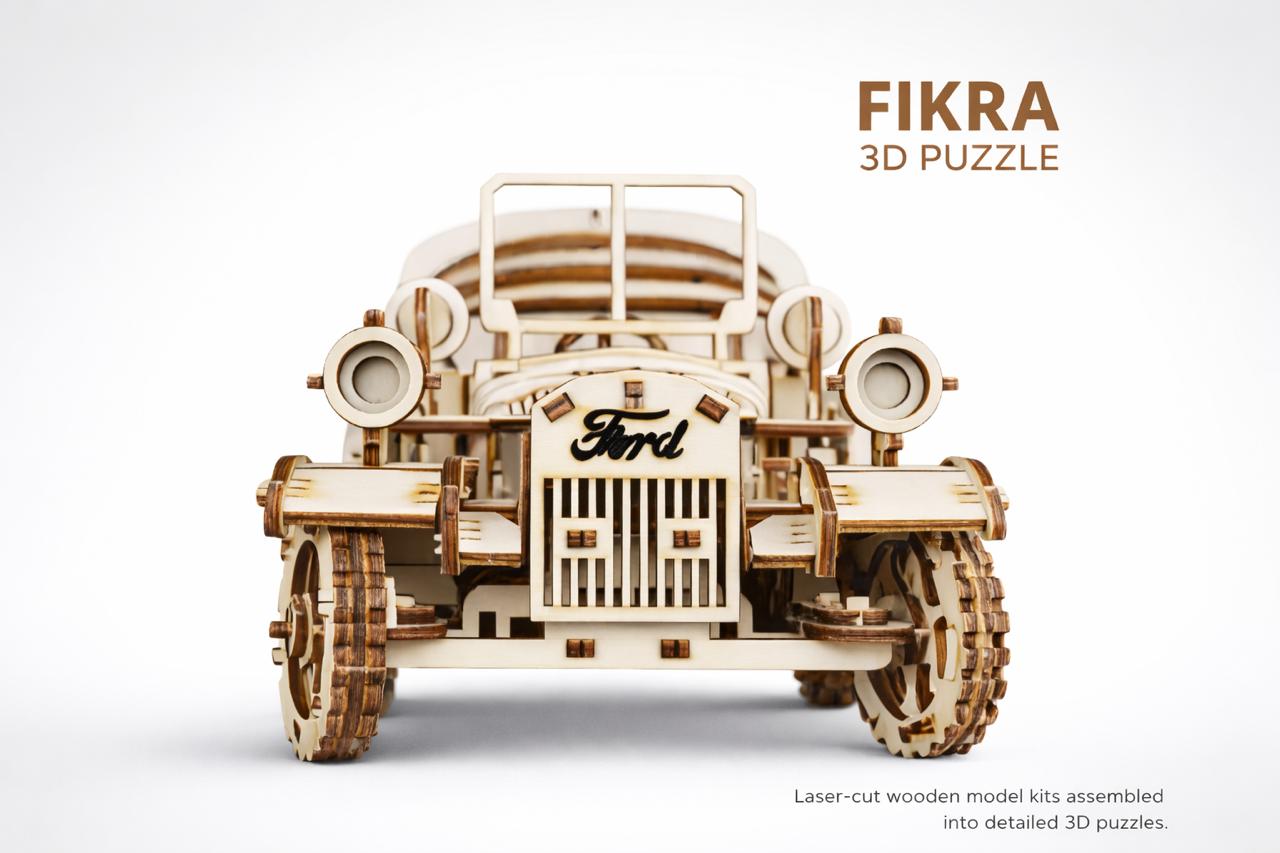 Retro Car 3D Puzzle