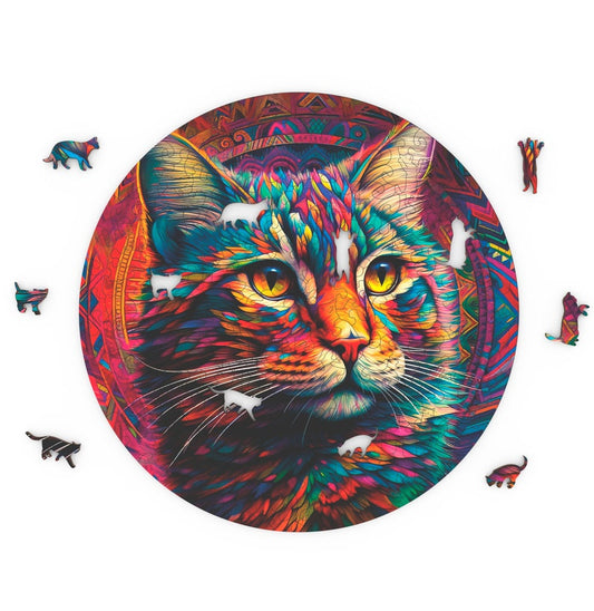 Cat colored Puzzle