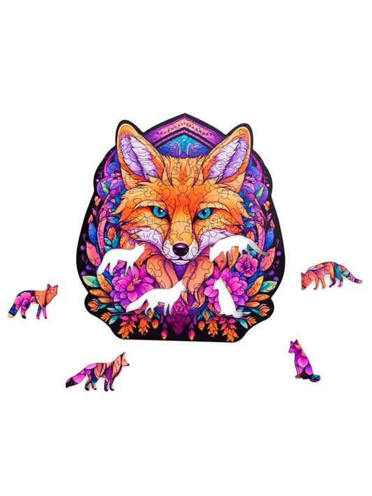 Fox colored Puzzle